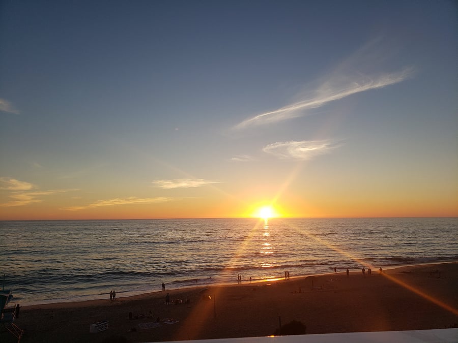 Blocks to the beach for sunsets
