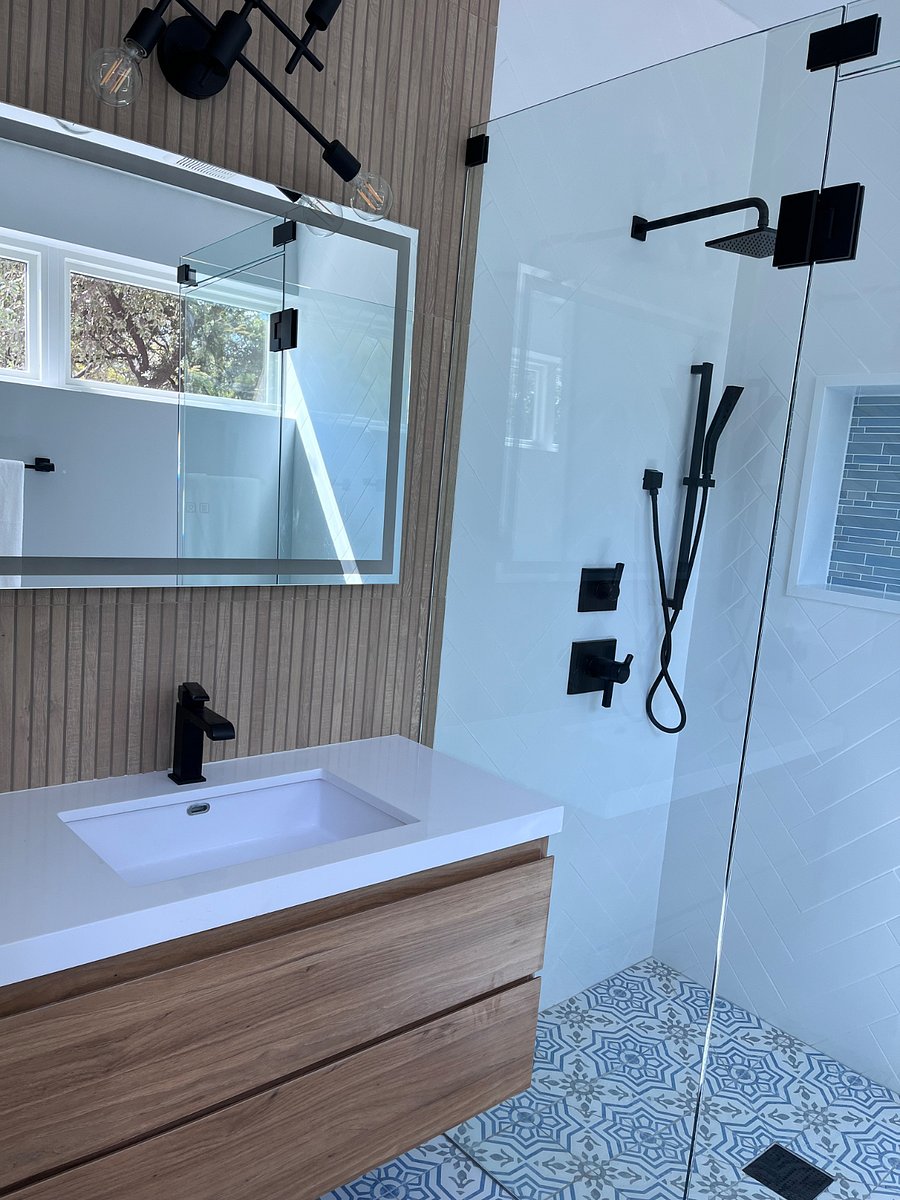 Bathroom in primary bedroom