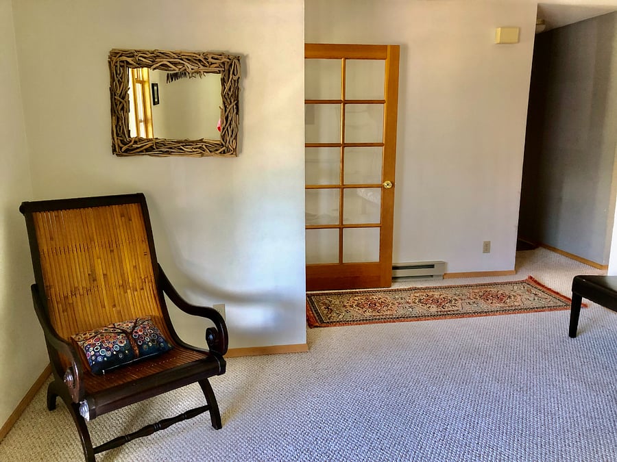 2nd Living room and front doors.