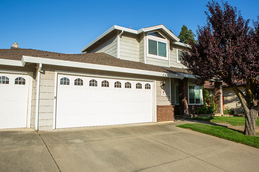Front of house, plenty of driveway parking