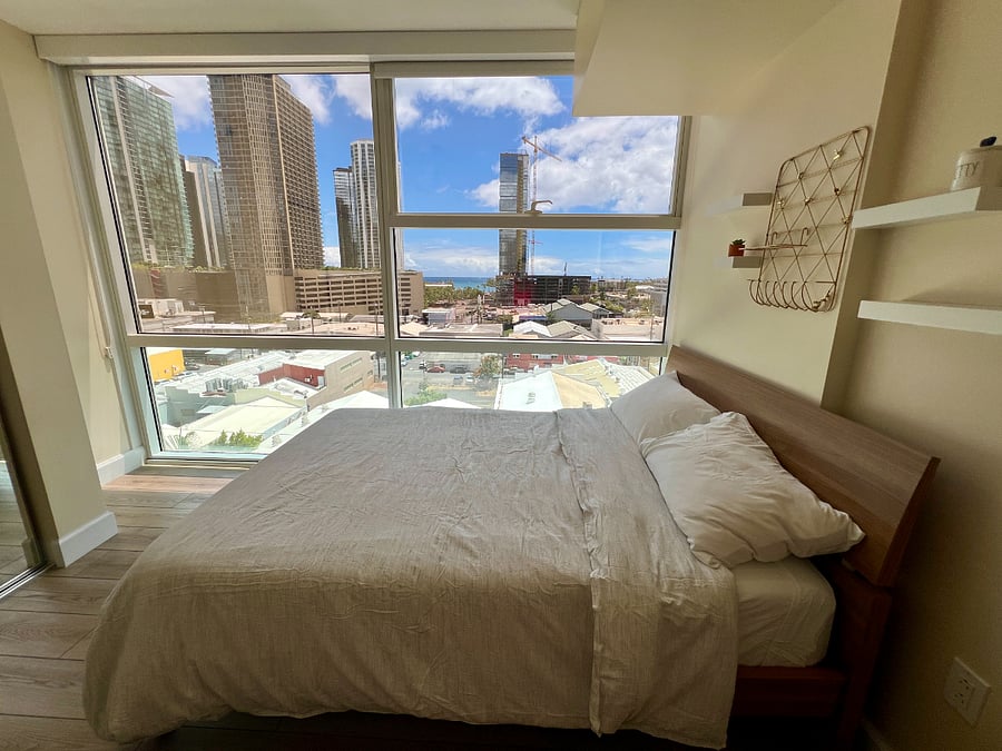 Full size bed in secondary