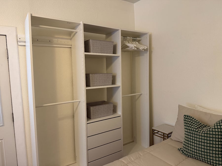 Tons of closet space