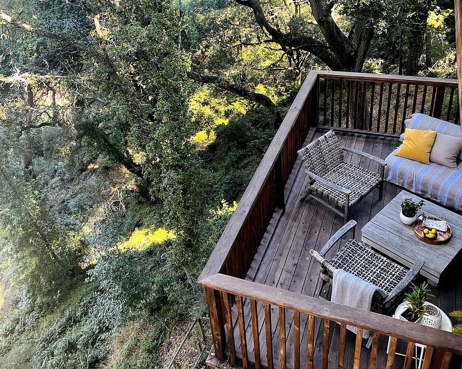Your own private deck off the living room