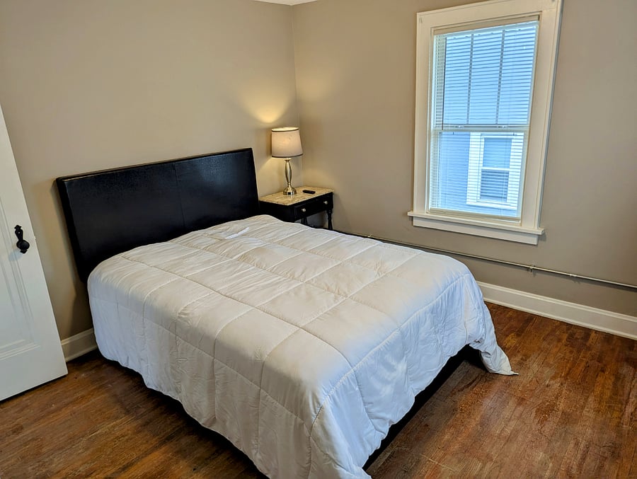 Rear bedroom with full bed