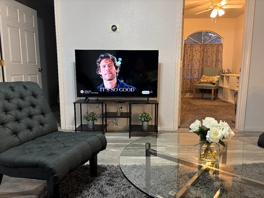 50" Smart TV in Living Room