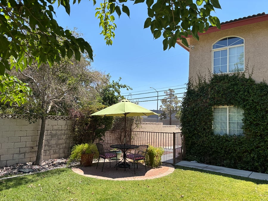 Your patio area