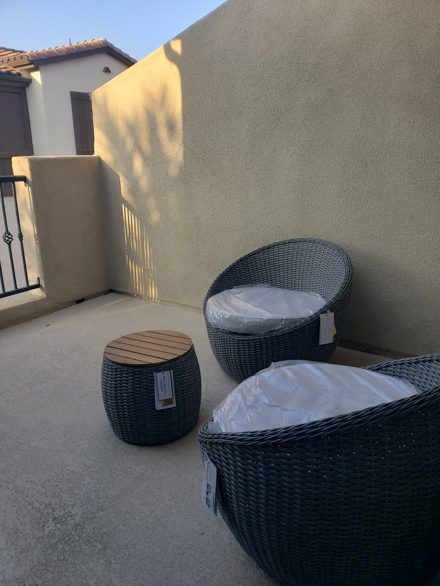 Private on-suite patio with mountain view
