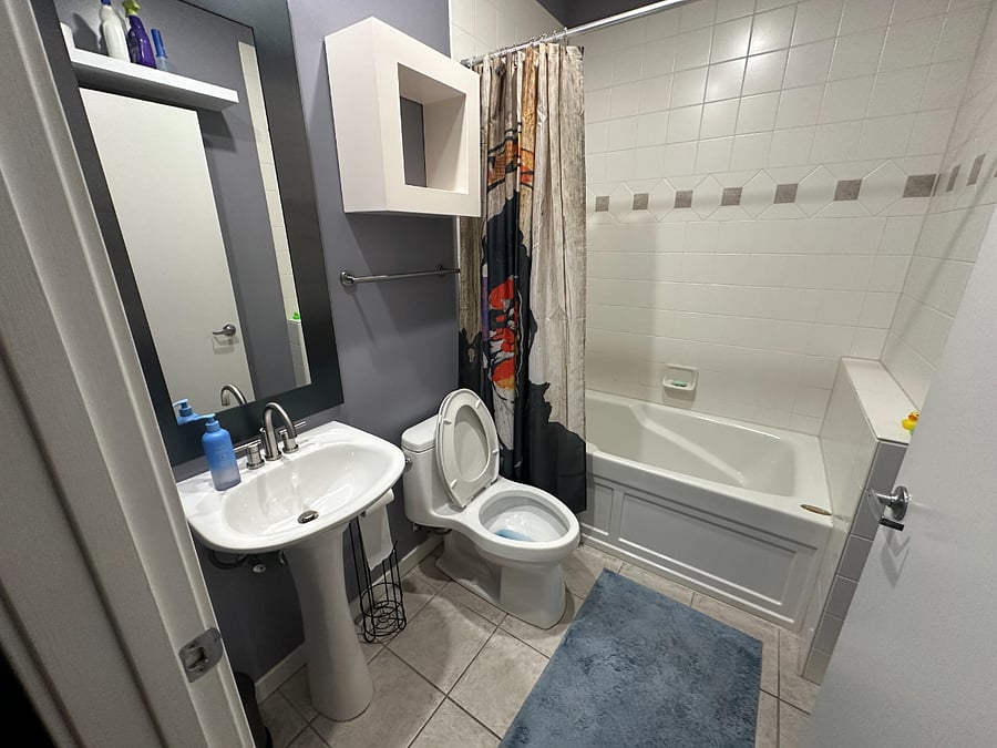 Bathroom - Second Bedroom & Living Area
