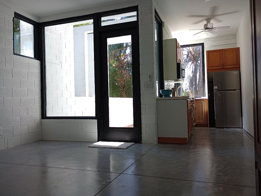 Kitchen and Main Entrance