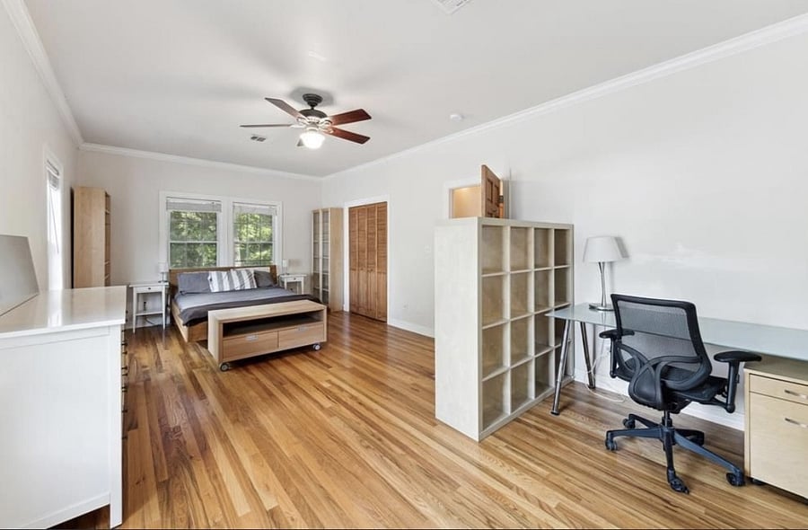 Second view from main BR with office space