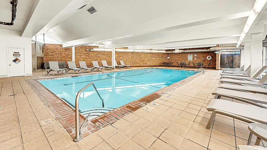 Heated indoor pool