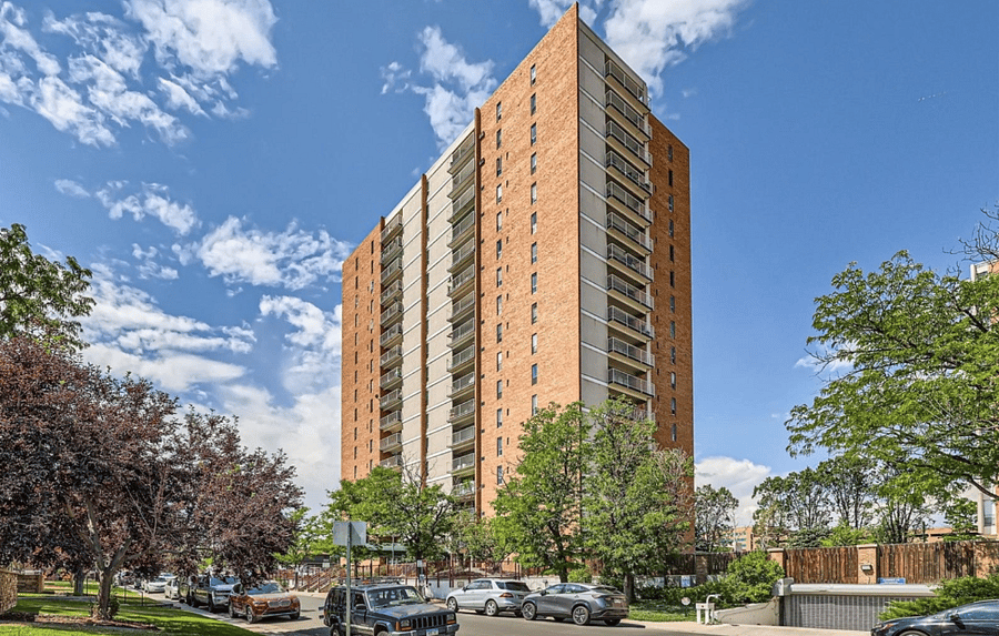 A gorgeous high-rise with the best views of the city.