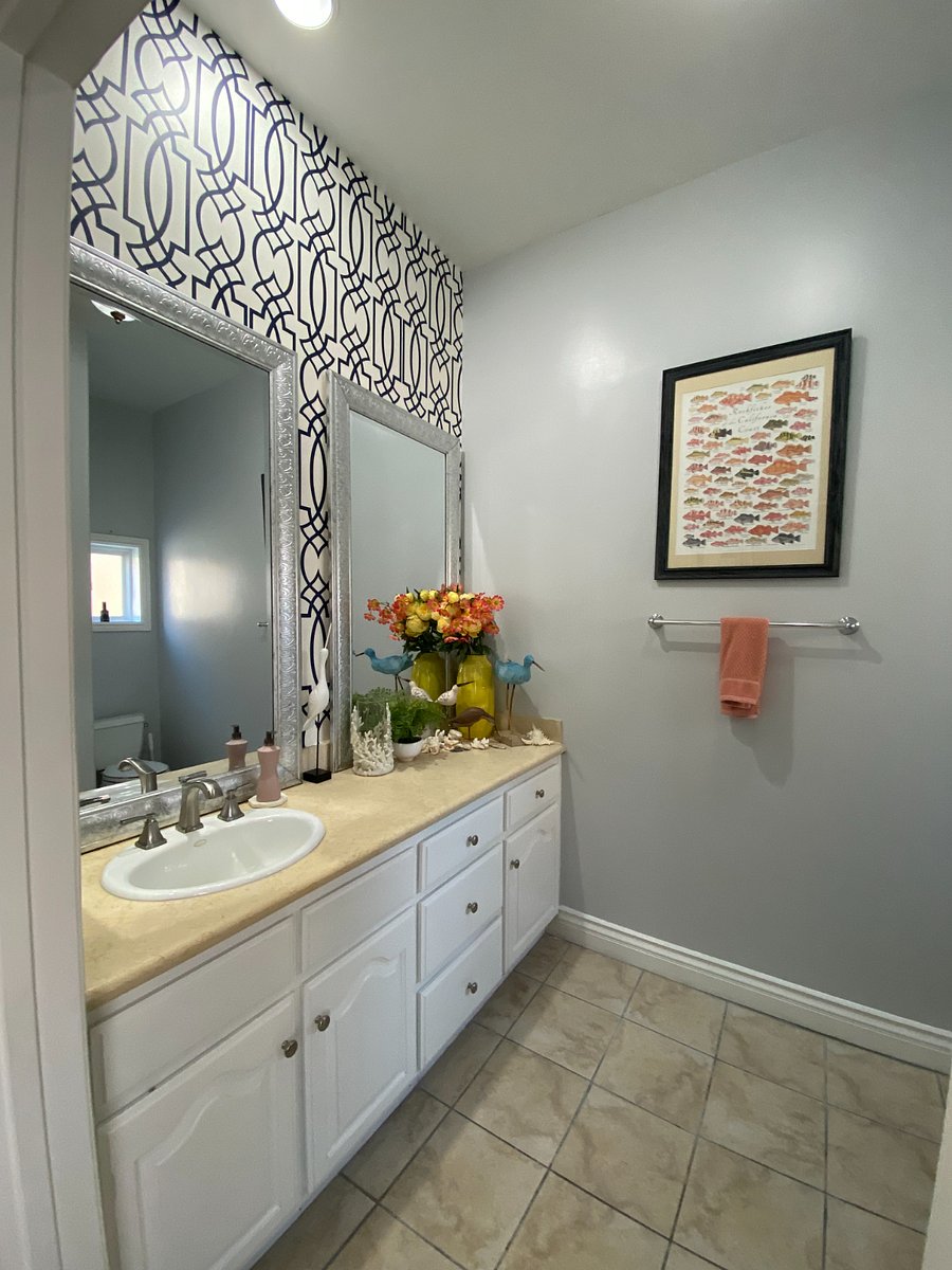 downstairs, common bathroom