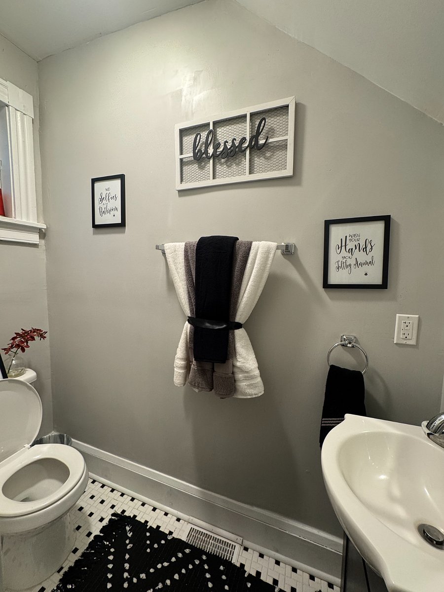 half bath on first floor