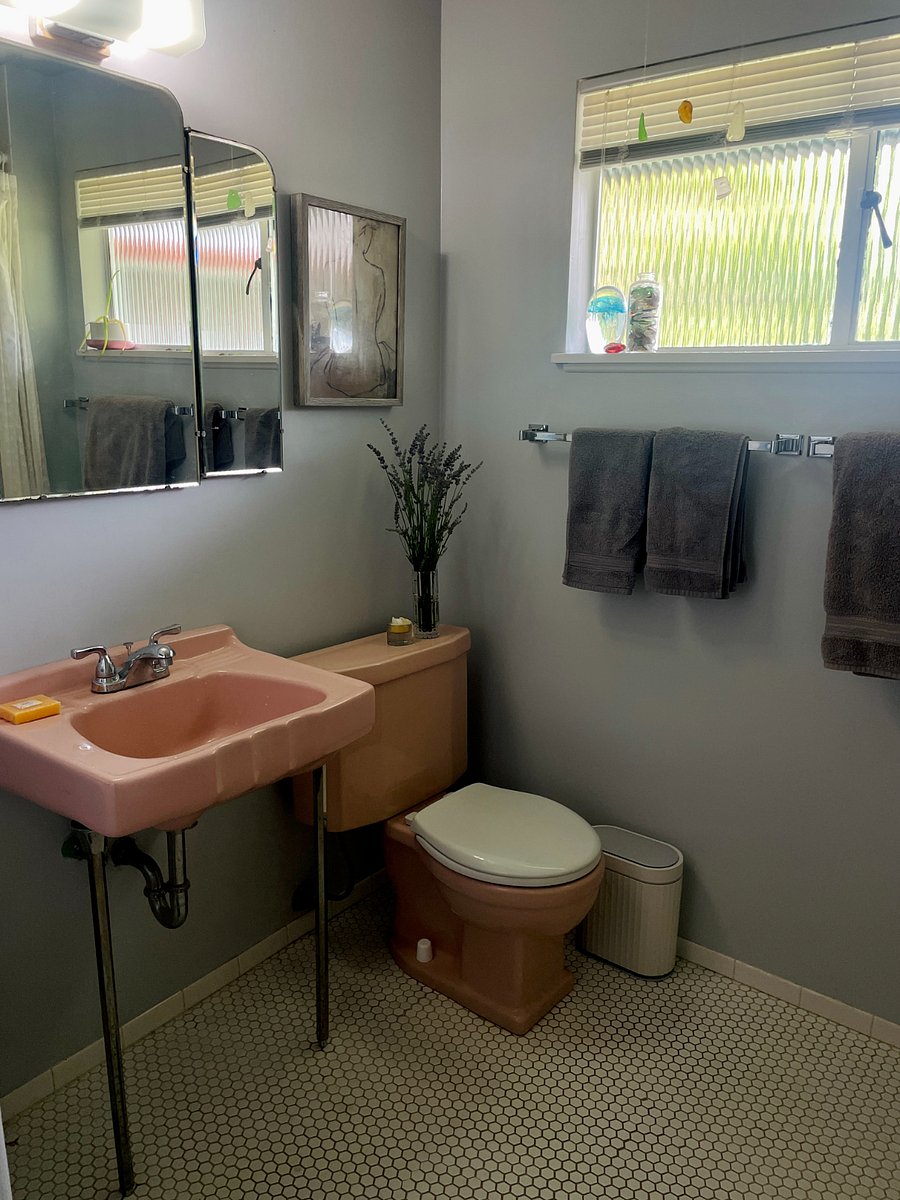 Full Bathroom with vanity and toilet.