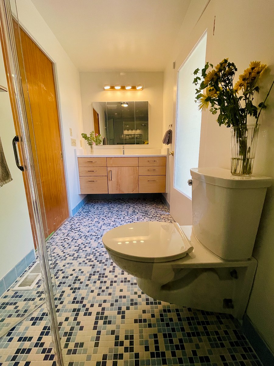Master Bathroom looking from the shower perspective.