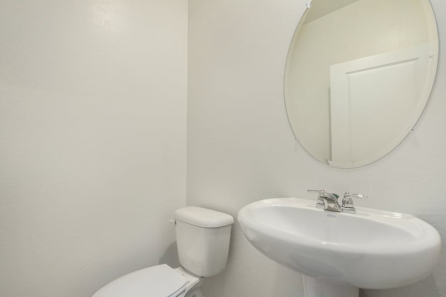 Downstair power room shared
