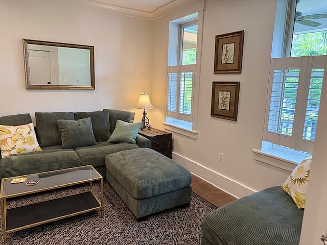 Comfy living area.