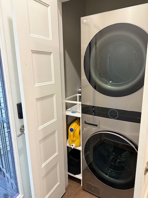In-unit laundry.