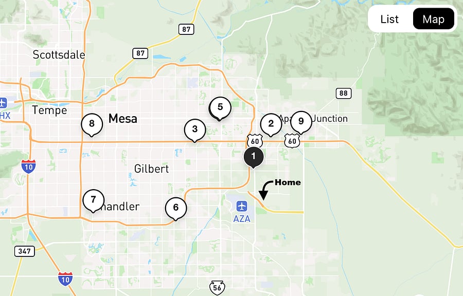 Hospitals Nearby