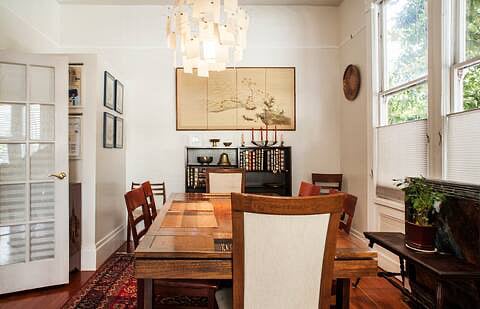 Dining room from living room