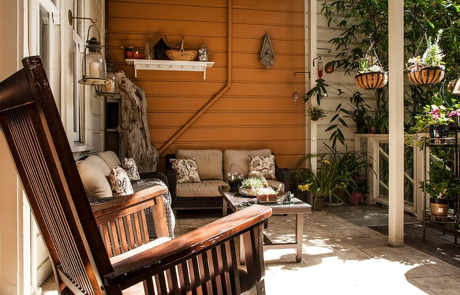 Deck from kitchen