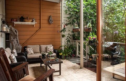 Deck from kitchen