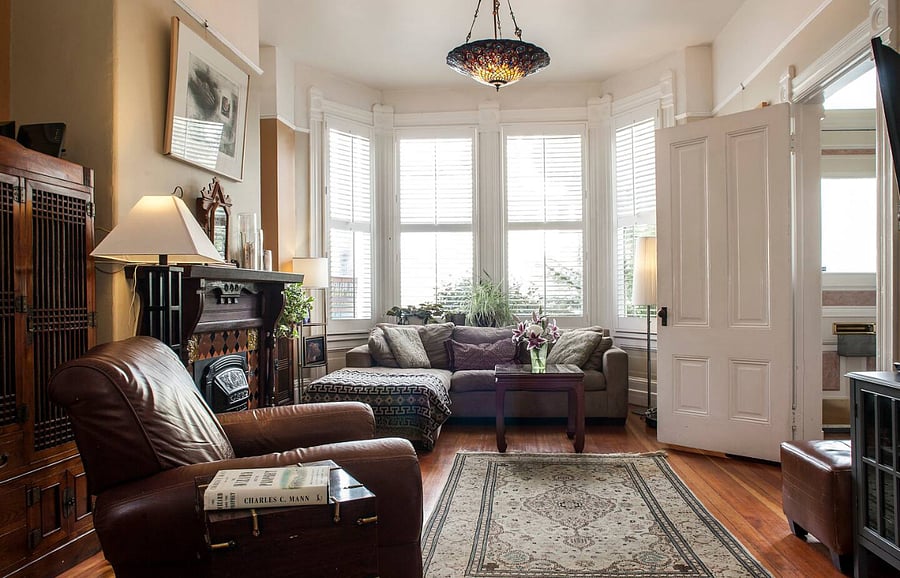 Living room from dining room