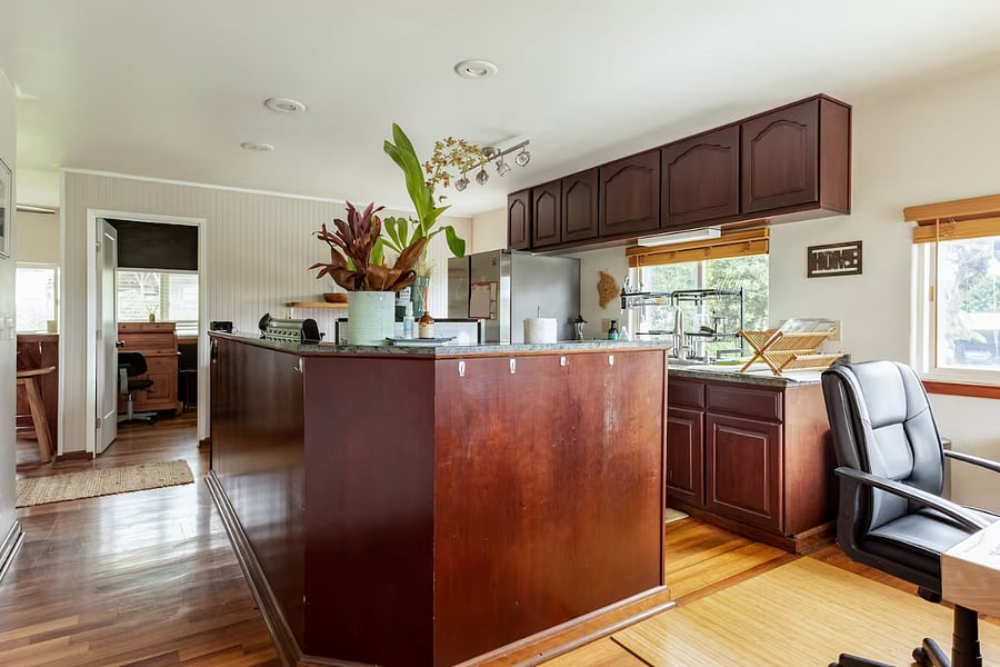 kitchen from entry door