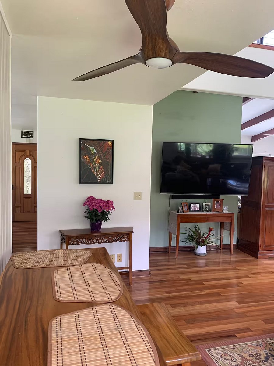 living area looking from couch