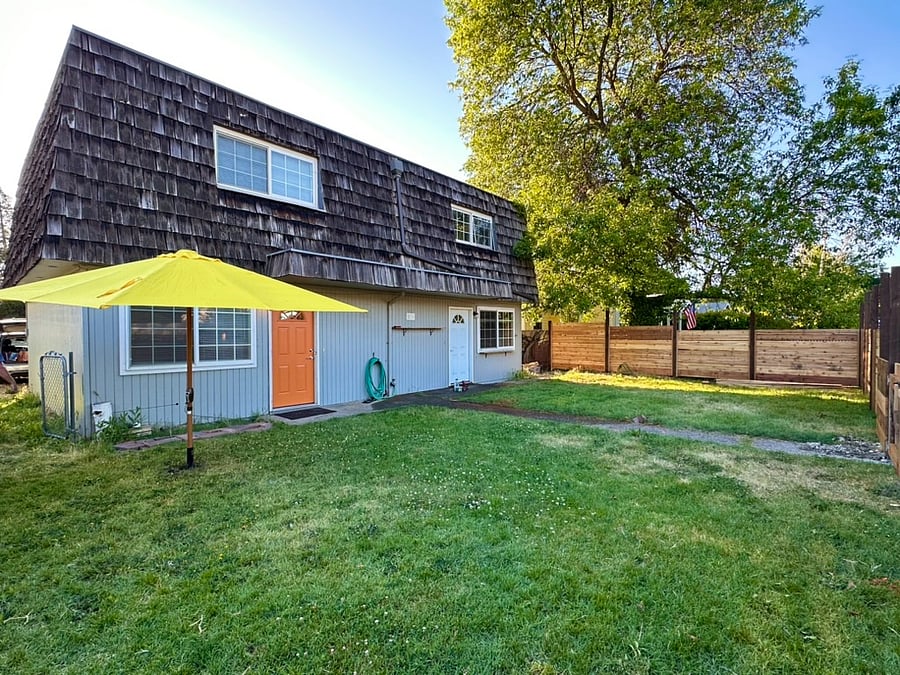 Fenced in Front Yard