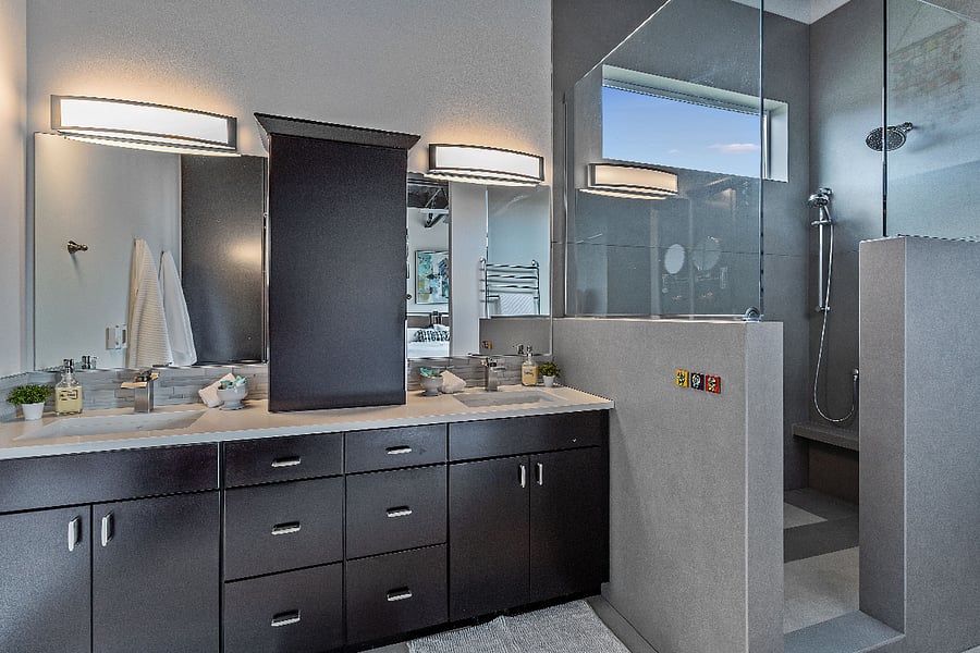 Primary bathroom.