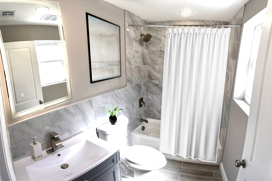 Master Bathroom #2, part of Master Bedroom #2.