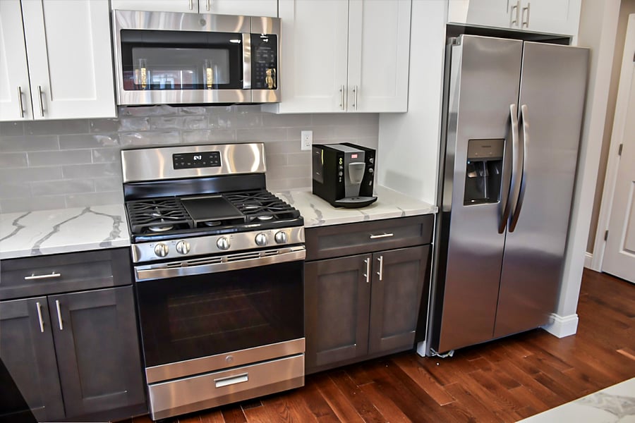 Shared kitchen.