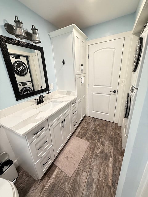 fully updated bathroom