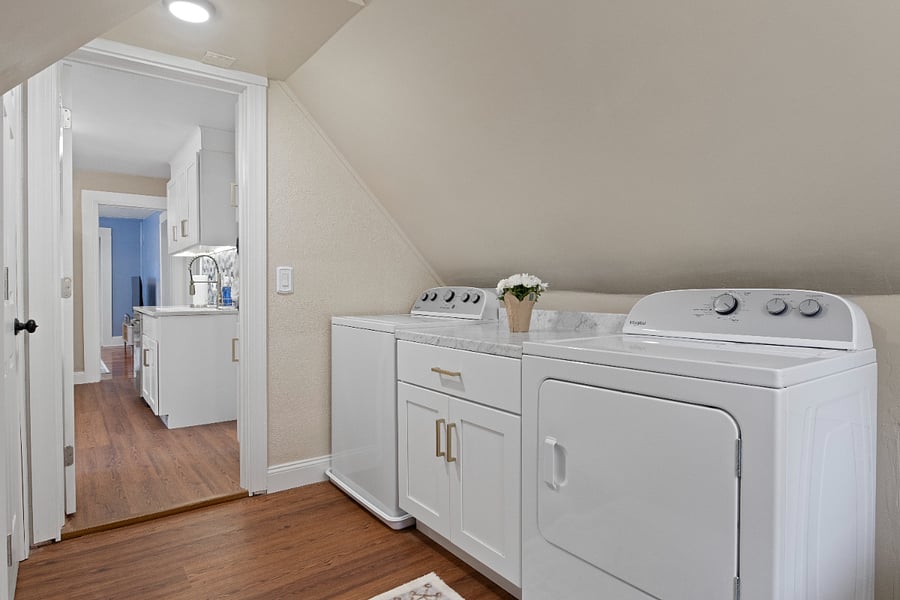 In-unit washer and dryer
