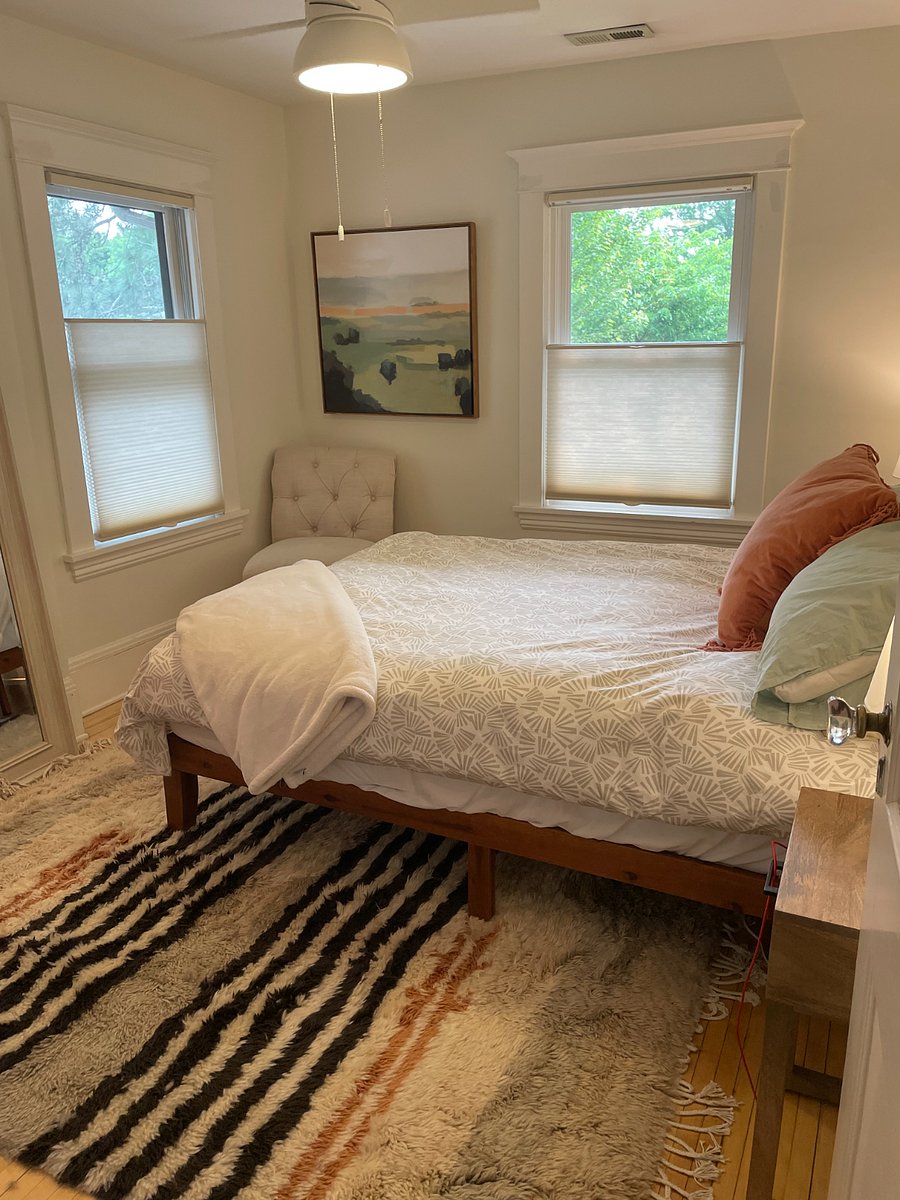 Bedroom 2 w/ queen bed and fun closet