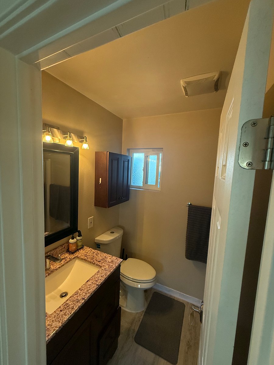 En-suite bath. 