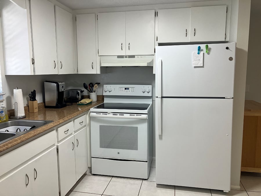 Glass top electric range and oven