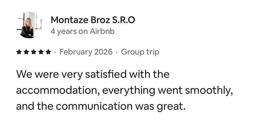 Review for this unit from Airbnb