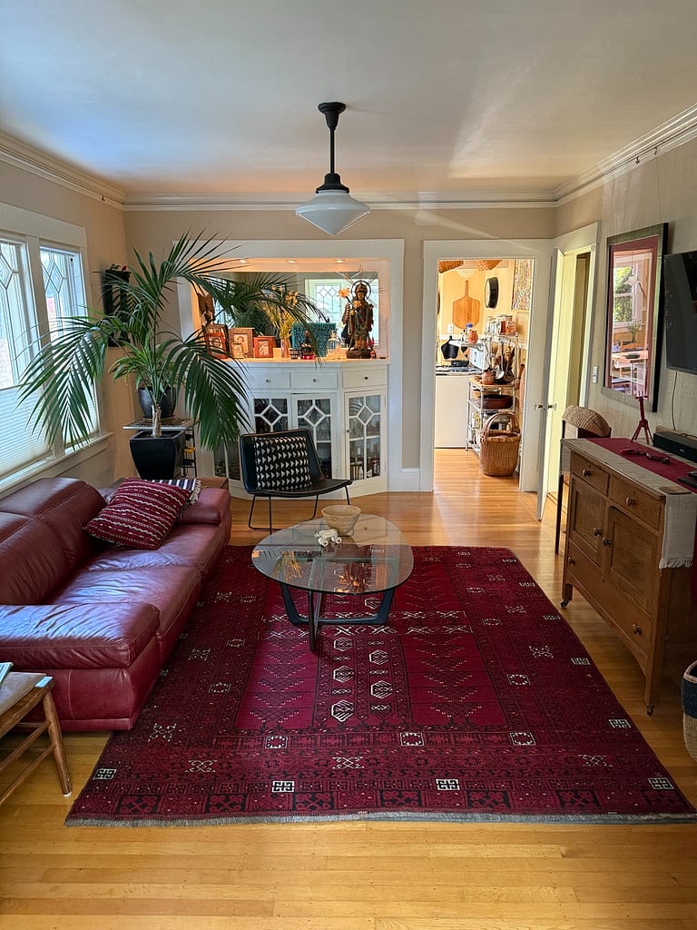 TV room looking toward kitchen