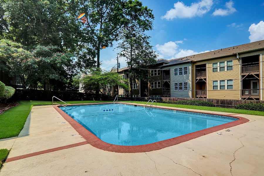 Berkeley Square has its own pool! Wonderful for the hot-lanta Summer.
