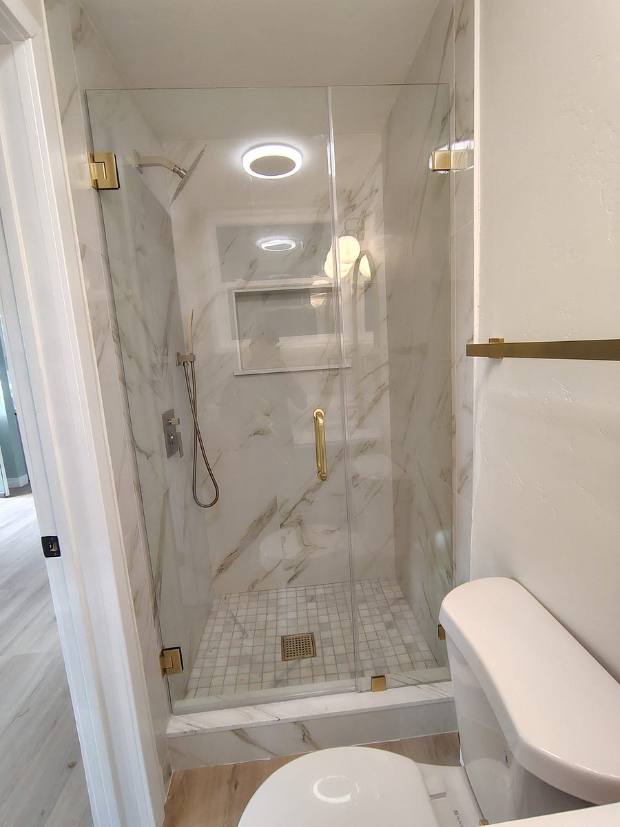 Shower, newly remodeled