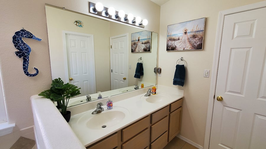 Master bathroom