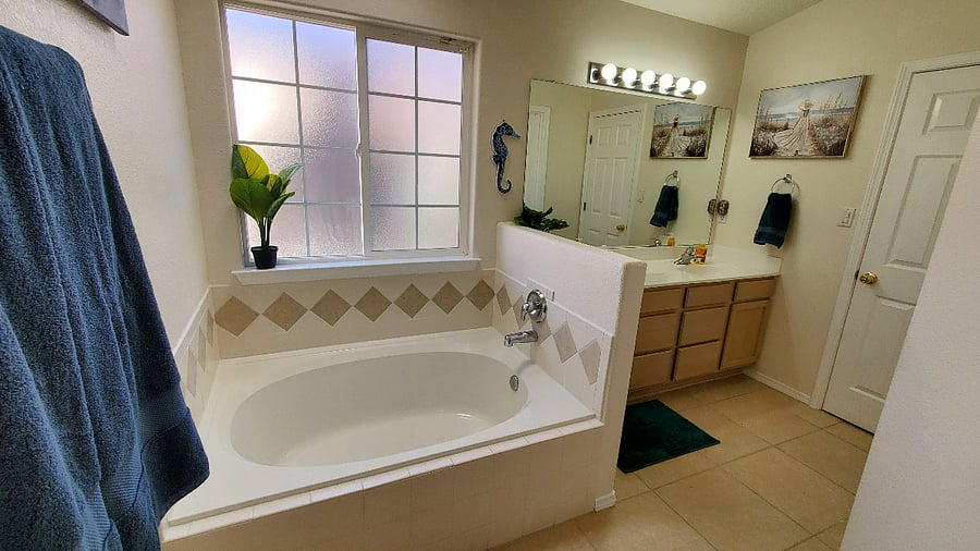 Master bathroom