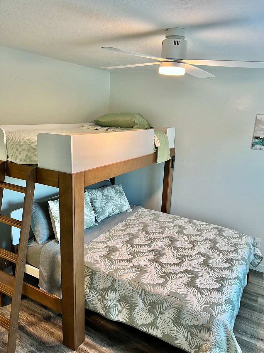 Bedroom 2 - top bunk twin, bottom bunk queen