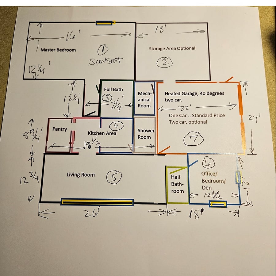 Unit B lay out
