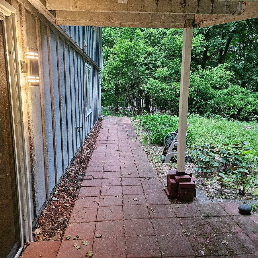 Walkout patio
