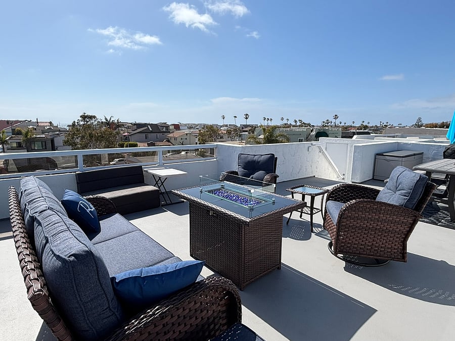 Relax by the firepit, watch the sunsets and the evening lights come on.