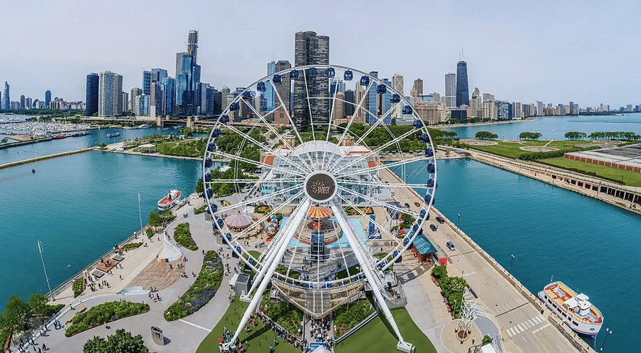 2.5 miles from Navy Pier
